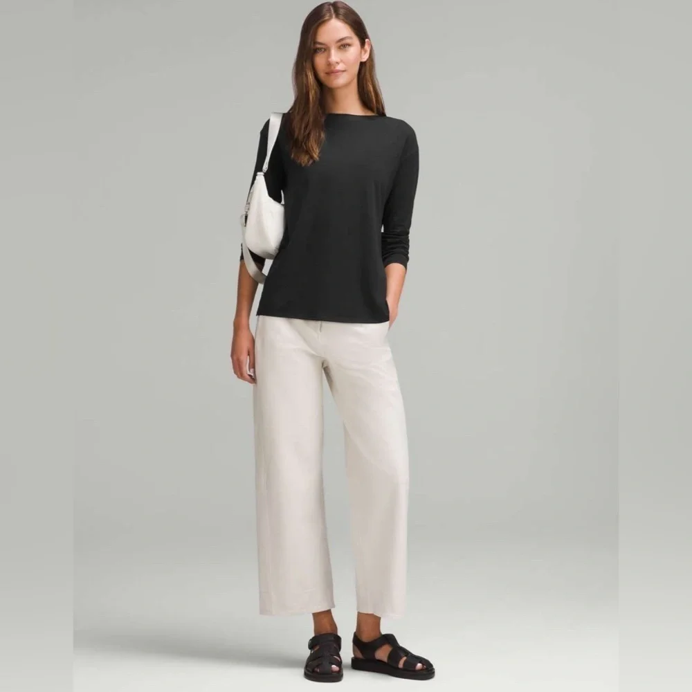 Lululemon Create Your Calm Relaxed-Fit Boatneck Long-Sleeve Shirt